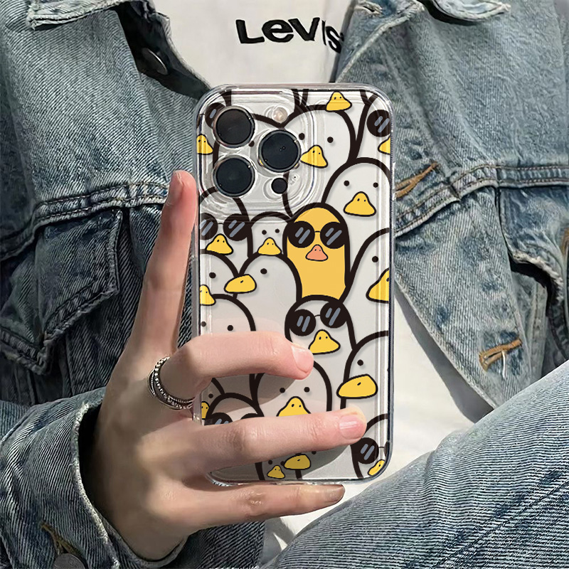 Phone Accessories Iphone - Cute Cartoon Duck Case Girls For