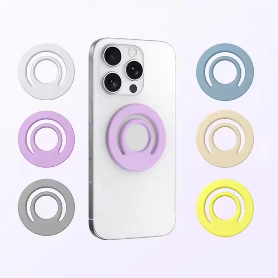 Car Mount Phone - Magnetic Silicone Stand Finger Ring Car