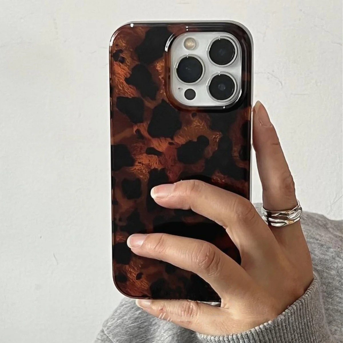 Phone Accessories Iphone - Retro Amber Texture Laser Phone Case