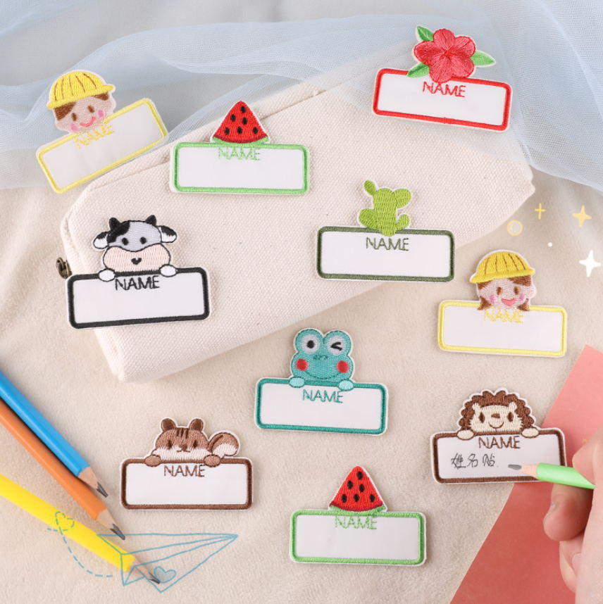 Phone Accessories And Names - 10 Pcs Name Badges Embroidery Patches