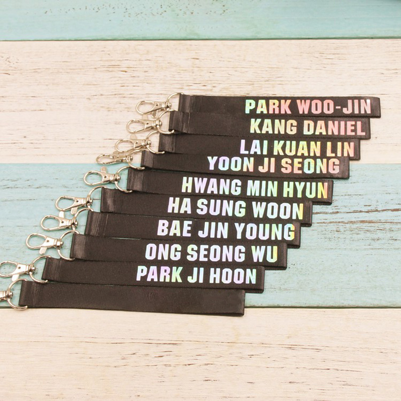 Phone Accessories And Names - WANNA Member Name Colorful Keychain DANIEL