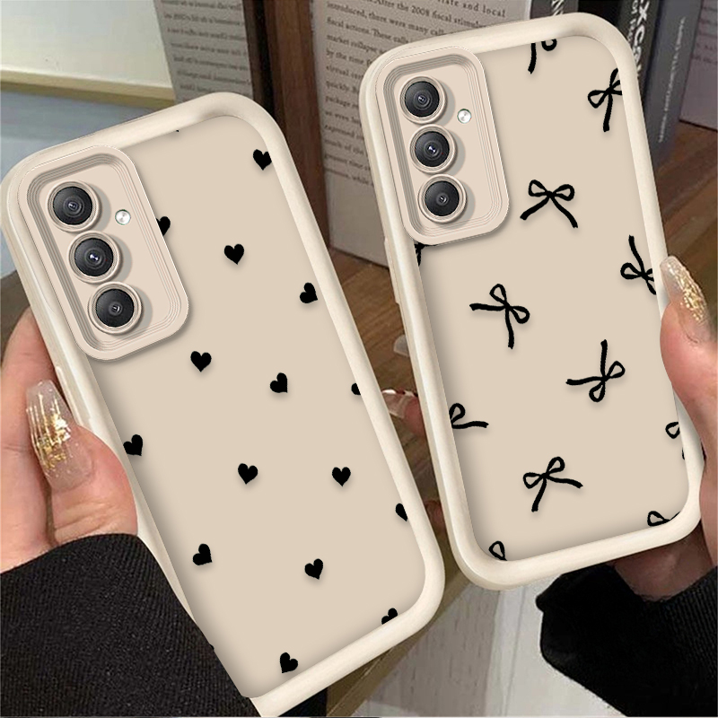 Black Love Heart Bowknot Case  - огляд і ціна Samsung Accessories Phone