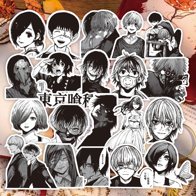 70pcs Black White Hot Anime To - огляд і ціна Phone Accessories Tokyo