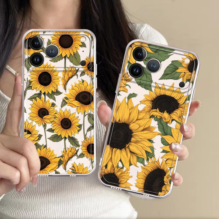 Cute Sunflower Pattern Case fo - огляд і ціна Phone Accessories Iphone