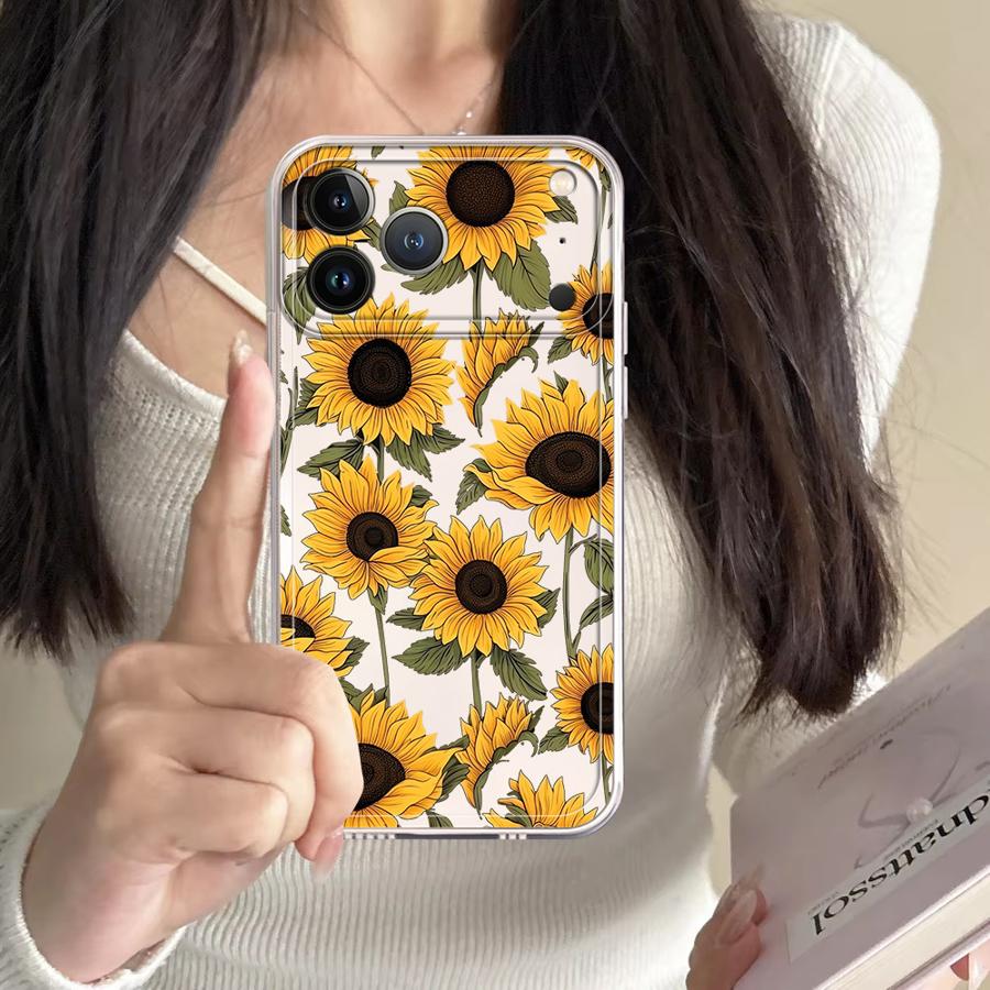 Cute Sunflower Pattern Case fo - огляд і ціна Phone Accessories Iphone