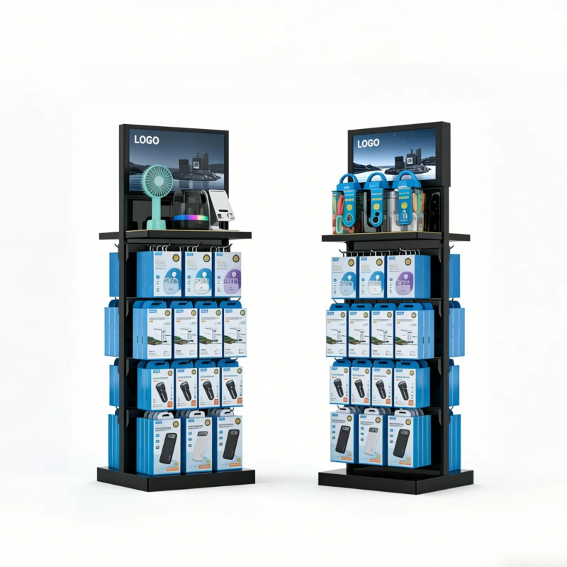 custom.Price Double-sided Meta - огляд і ціна Phone Accessories Rack Display