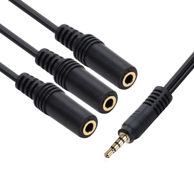 1Pc 3.5mm 3 Way Port Aux Multi - огляд і ціна Earphone Splitter Jack