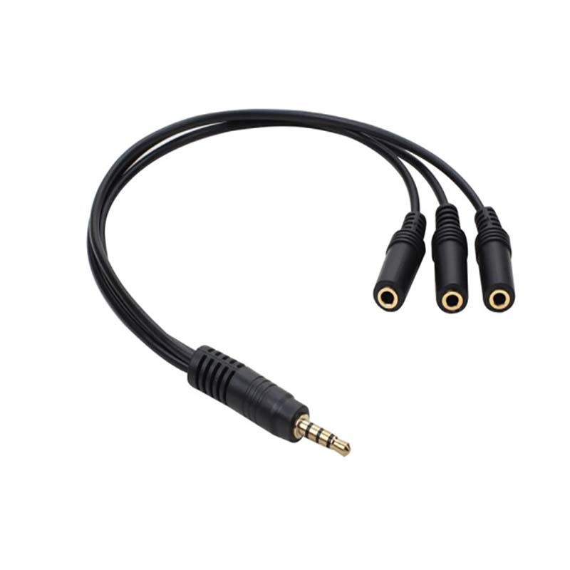 1Pc 3.5mm 3 Way Port Aux Multi - огляд і ціна Earphone Splitter Jack