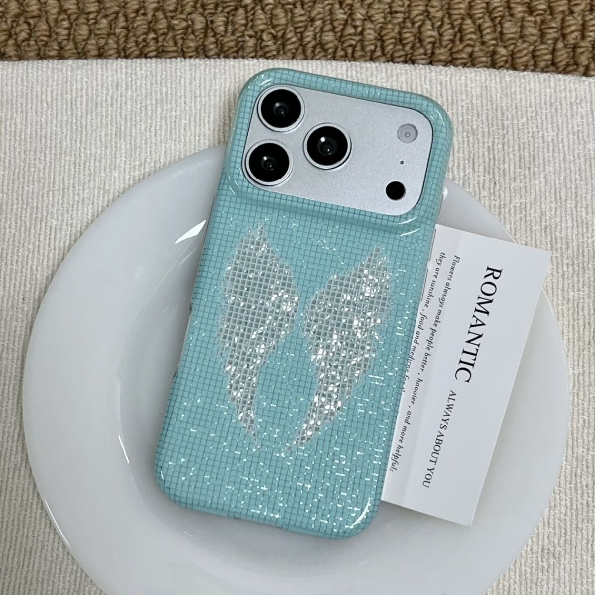 Korean Ins Mint Colored Englis - огляд і ціна Phone Accessories Iphone
