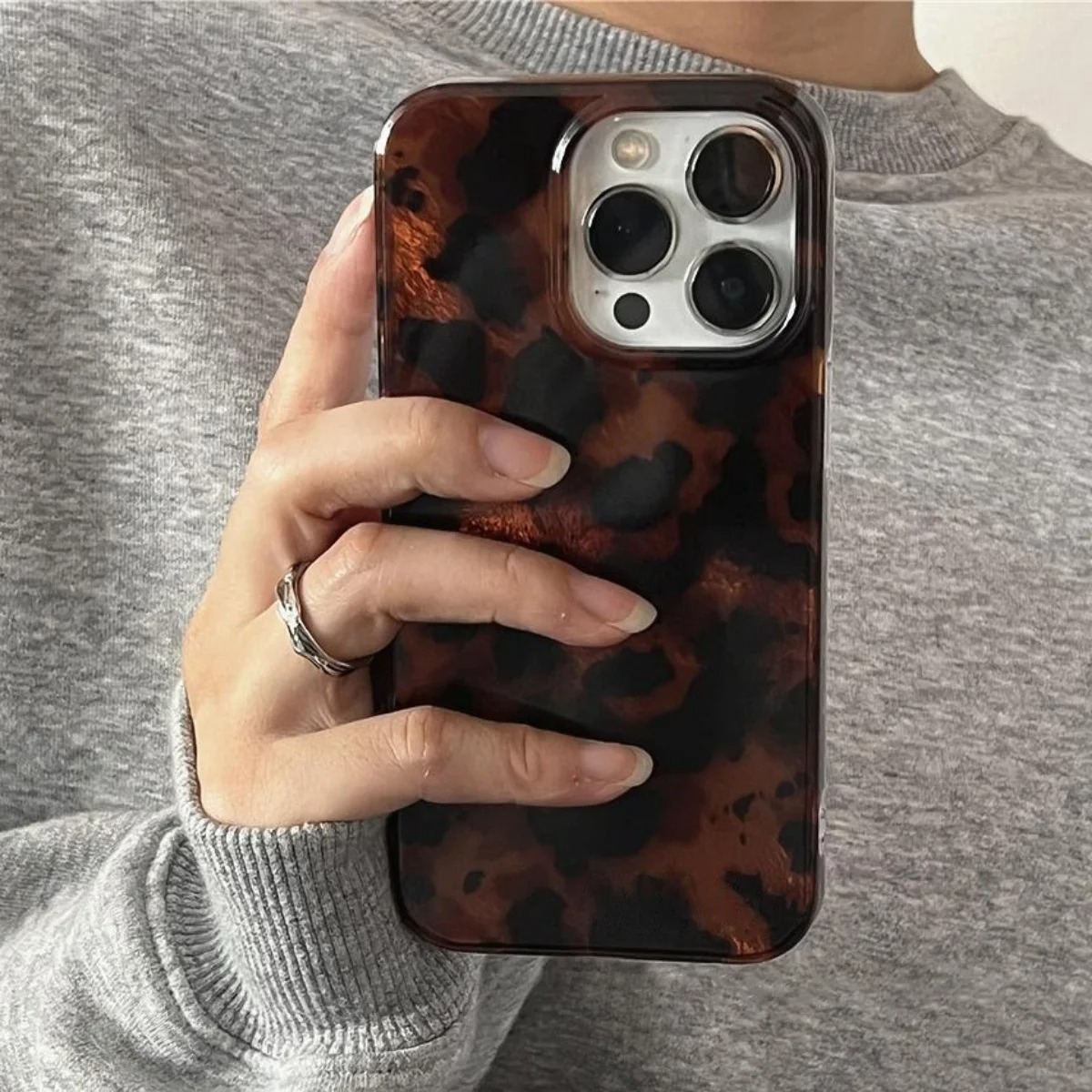 Retro Amber Texture Laser Phon - огляд і ціна Phone Accessories Iphone