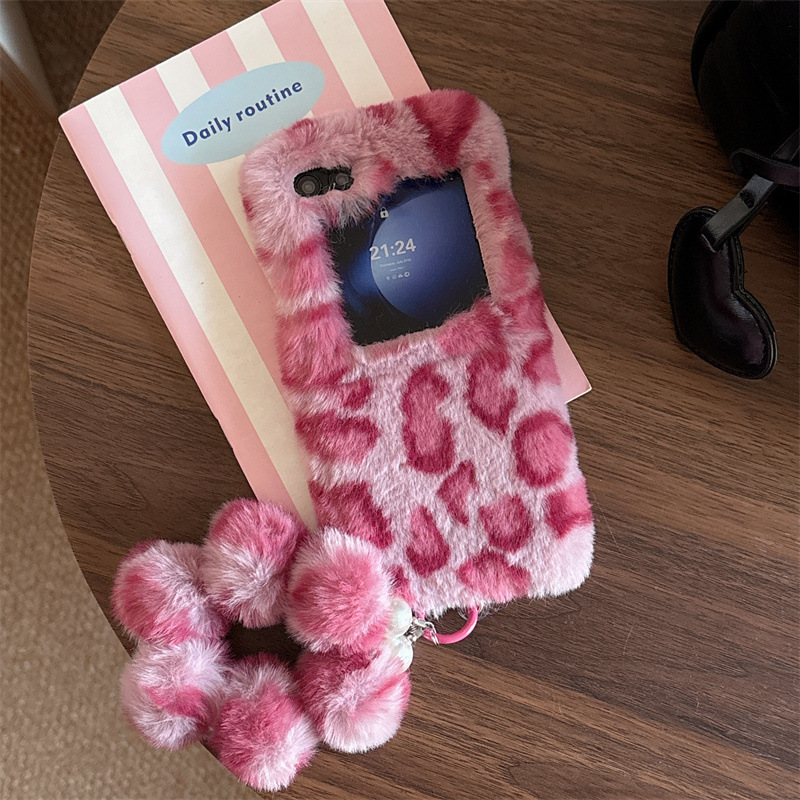 Fashion Leopard Print Fluffy P - огляд і ціна Samsung Accessories Phone