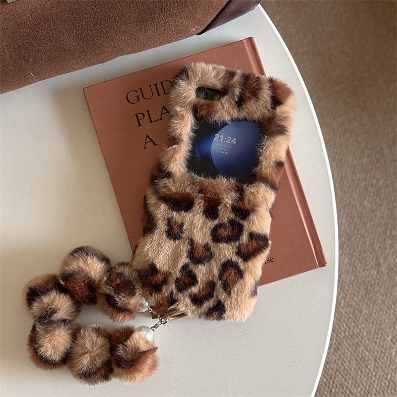 Fashion Leopard Print Fluffy P - огляд і ціна Samsung Accessories Phone