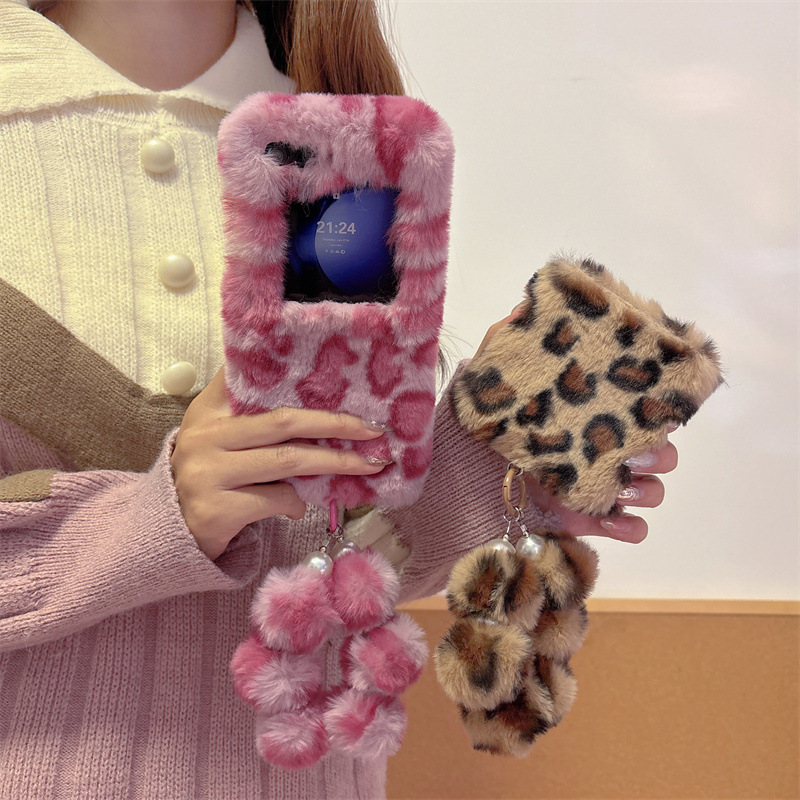 Fashion Leopard Print Fluffy P - огляд і ціна Samsung Accessories Phone
