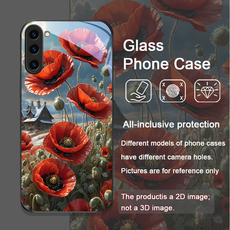 Retro Poppy Flower Bloom Hot R - огляд і ціна Samsung Accessories Phone