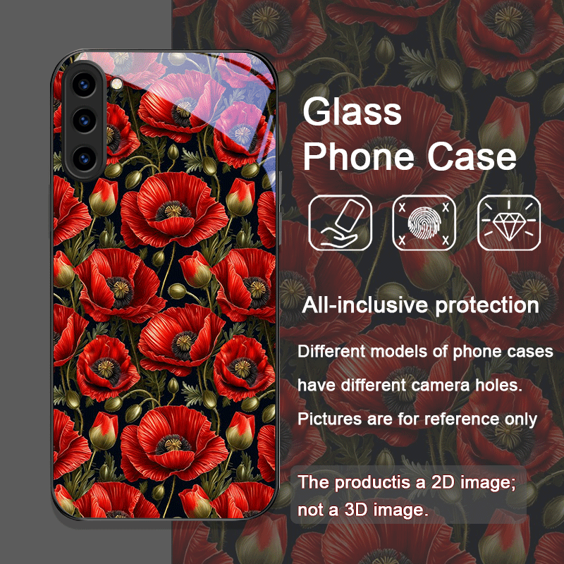 Retro Poppy Flower Bloom Hot R - огляд і ціна Samsung Accessories Phone