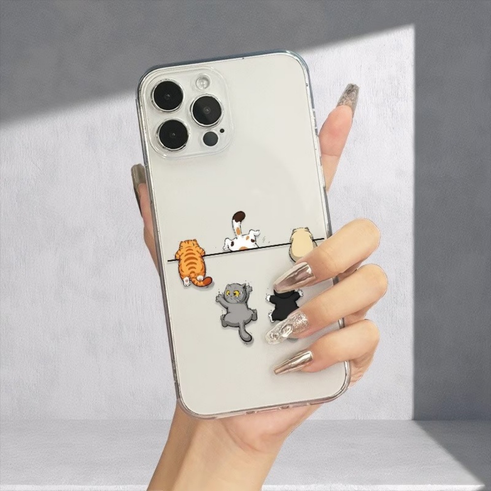 Five Cute Cat Pattern Phone Ca - огляд і ціна Phone Accessories Iphone