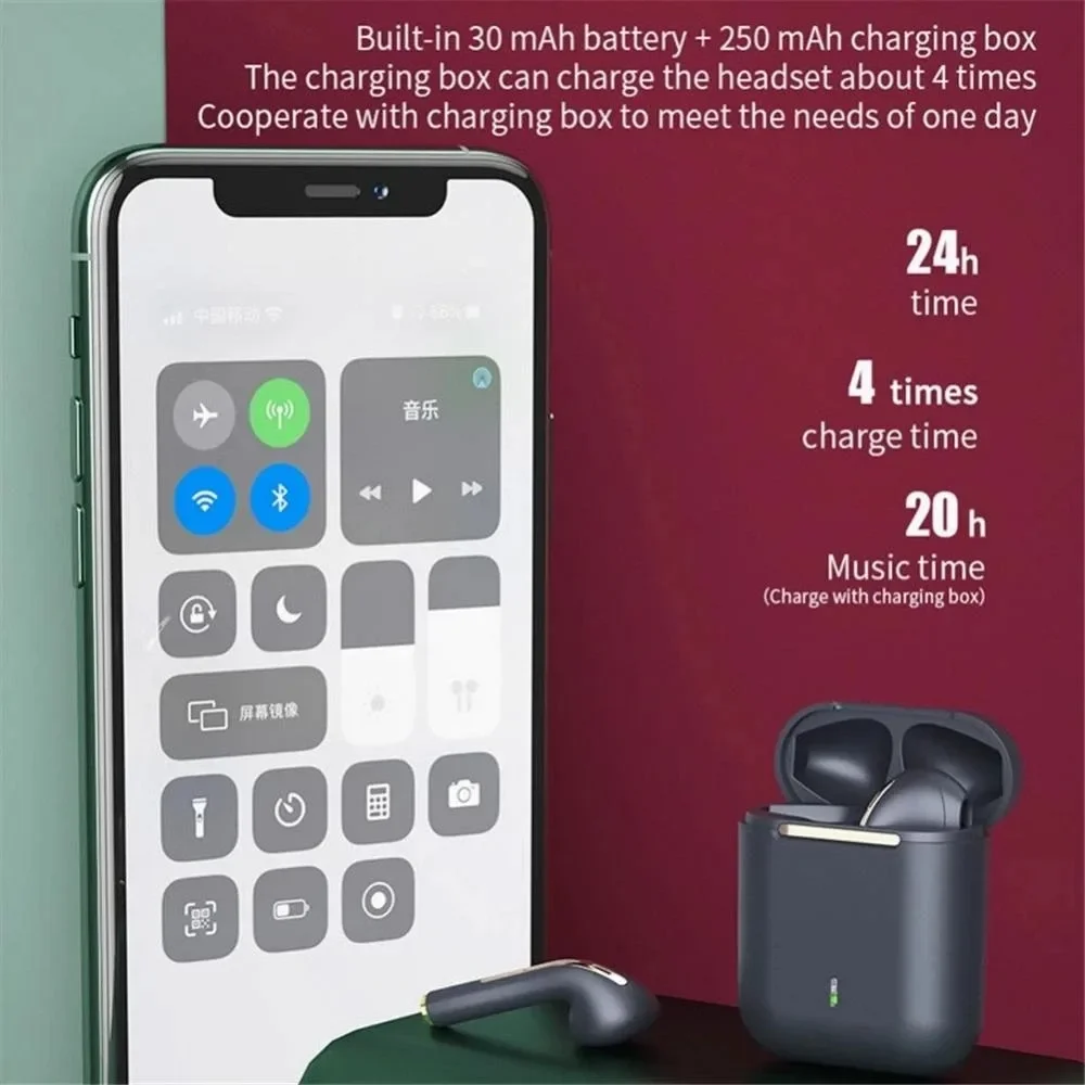 Wireless Earphones J18 In Ear  - огляд і ціна Phone Accessories Amazon