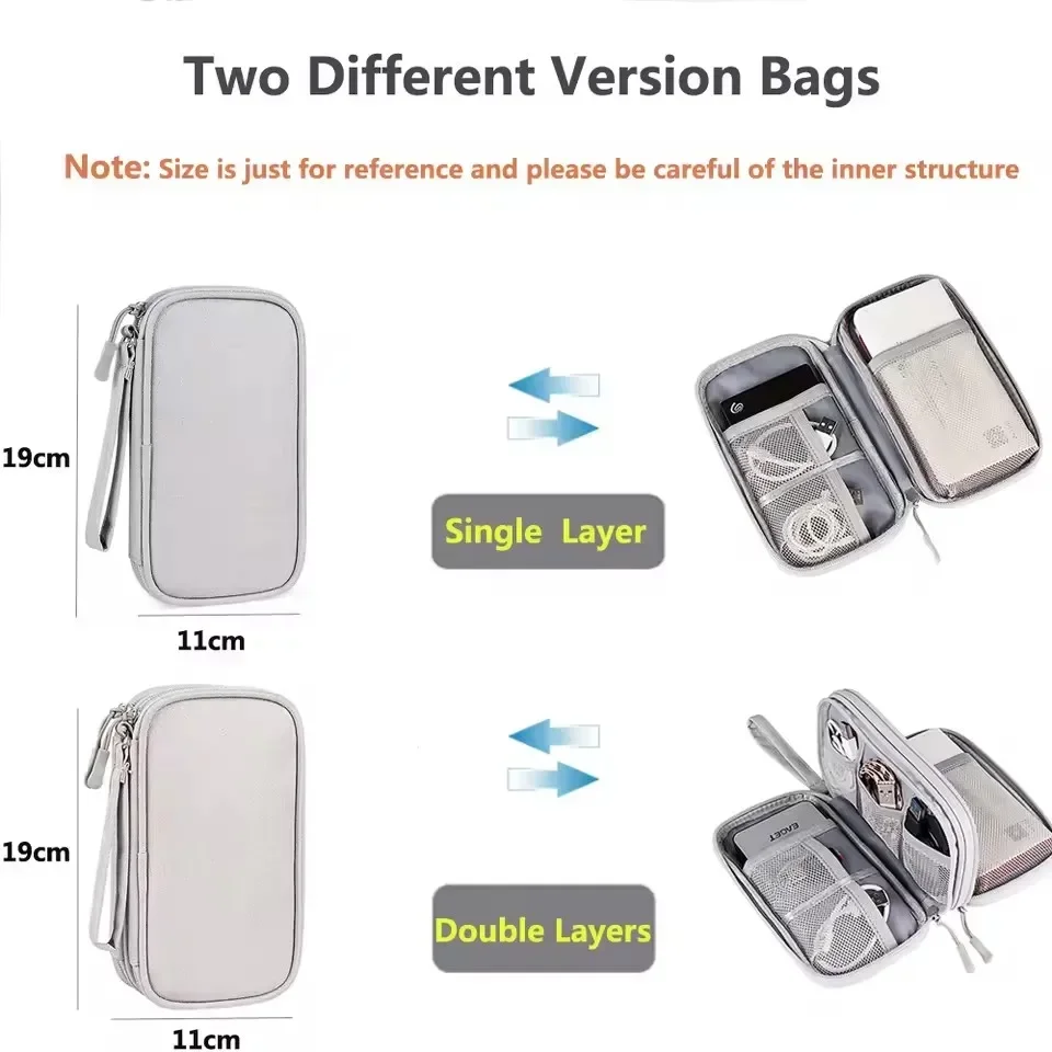 Travel Cable Bag Portable Digi - огляд і ціна Usb Data Cable