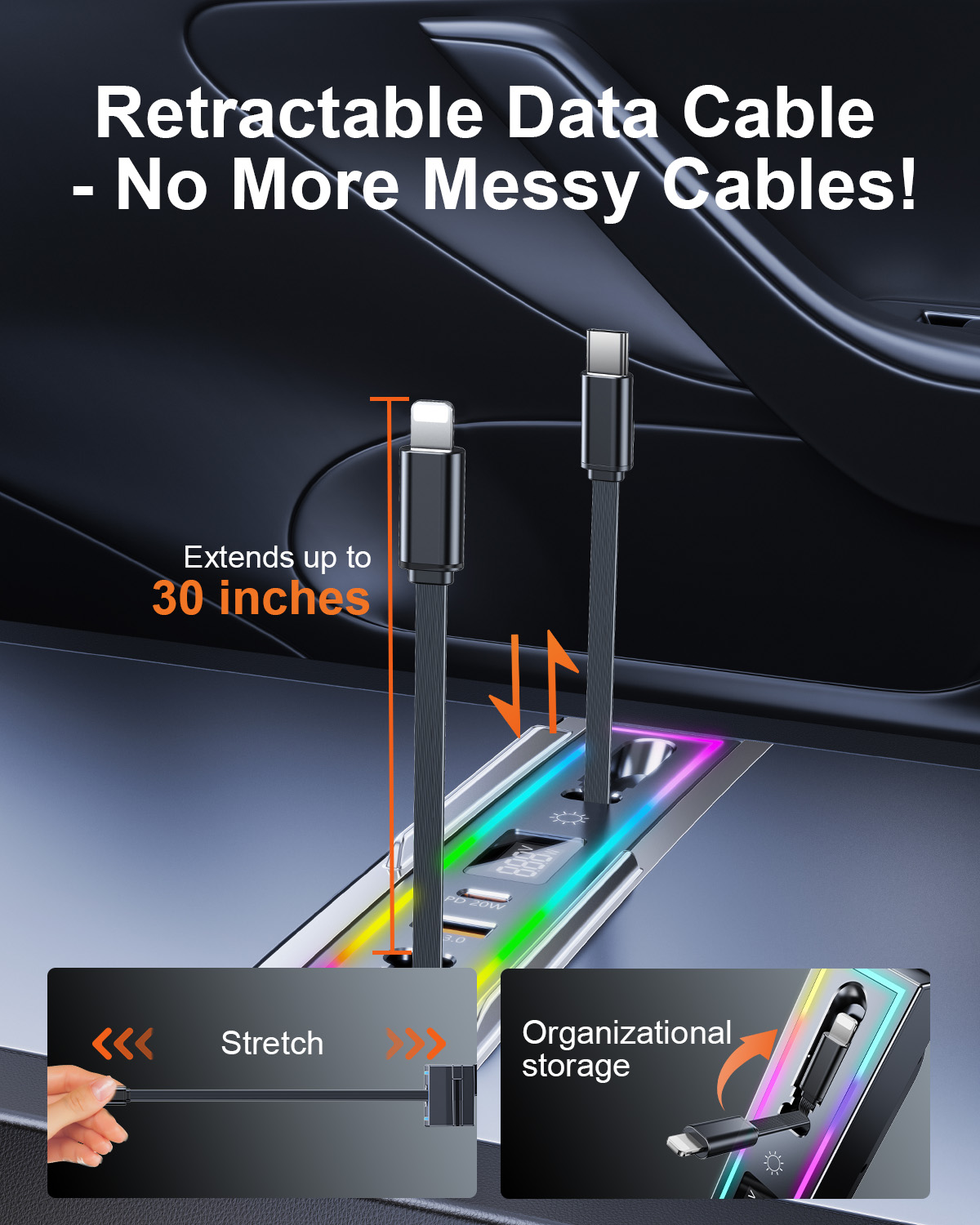 Eary USB Hub for Tesla Model 3 - огляд і ціна Usb Data Cable