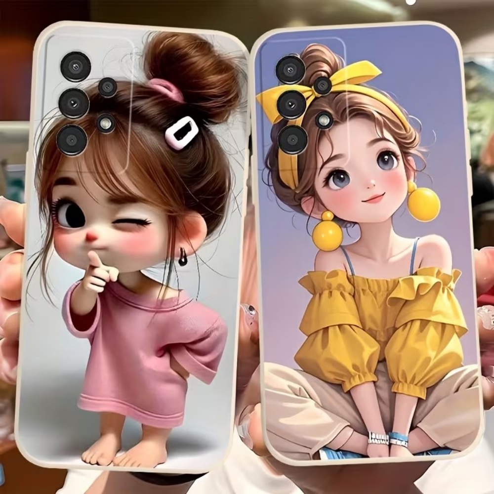 Cute Cartoon Girl Pattern Desi - огляд і ціна Samsung Accessories Phone