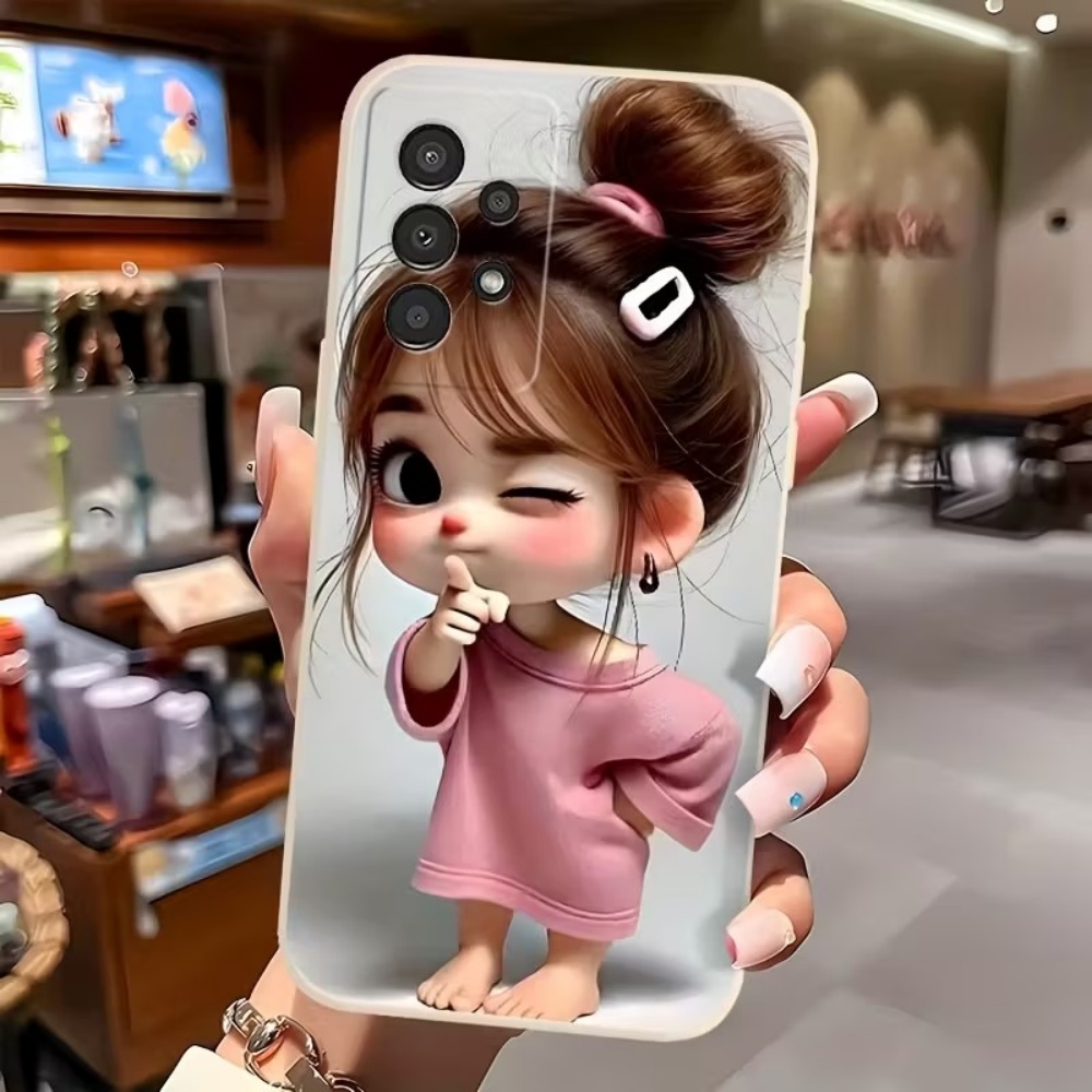 Cute Cartoon Girl Pattern Desi - огляд і ціна Samsung Accessories Phone