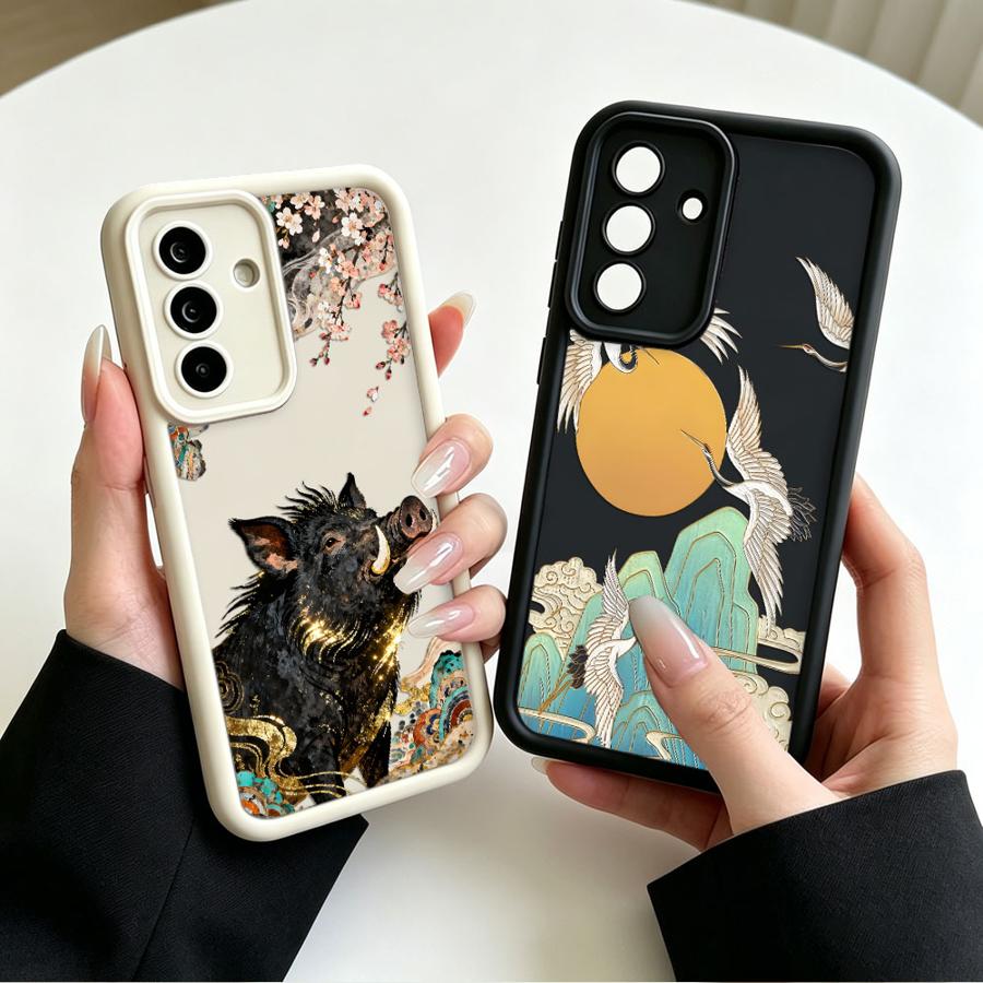 Cartoon Crane Wild Boar Phone  - огляд і ціна Samsung Accessories Phone